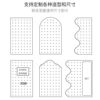 Solid wood hole board hanging board K wall decorative partition door entrance porch storage rack multi-functional wall display rack