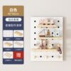 Solid wood hole board hanging board K wall decorative partition door entrance porch storage rack multi-functional wall display rack