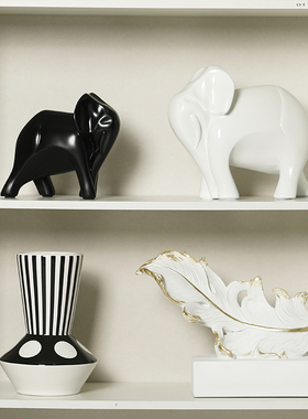 高档轻奢抽象艺术个性样板间家居装饰品酒柜摆设办Y公客厅摆件