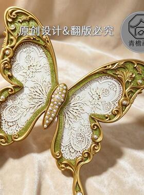 轻奢鎏金蝴蝶立体壁挂树脂画框复古雕花玄关客厅背景墙装饰