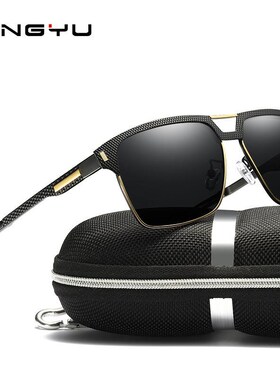 偏光太阳眼镜镜墨镜开车男士男潮女新款驾驶款专用2022方框网大脸