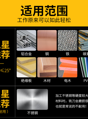 立铣刀高速钢白钢洗刀铝合金数控机床直柄铣刀金属铁专用四刃刀具