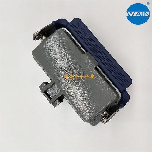 WAIN唯恩重载连接器 WV16B-BK-1L/SC-MCV16针带金属盖底座HARTING - 图2
