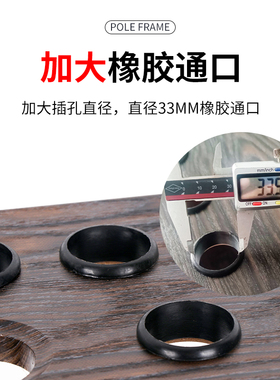 台球杆架架杆用品鱼竿架子落地式球杆架台球架杆器桌球杆放杆架