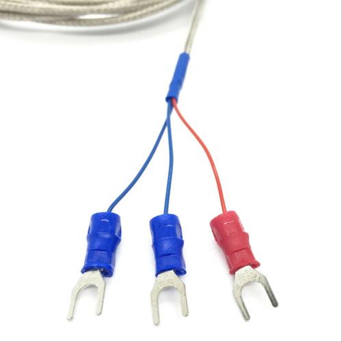 PT100 热电阻 铂电阻 热电偶 屏蔽线 三线热电阻 温度传感器 - 图0