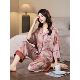 2026 ແບບຮ້ອນ Eurowind Feng Wu Shaohua ສາມສິ້ນ Pajamas ວ່າງເຄື່ອງນຸ່ງຫົ່ມເຮືອນຂອງແມ່ຍິງ