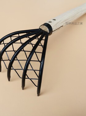 五爪耙五齿耙爪园艺耙子松土工具扒掏海鲜农具沙滩挖海鲜落叶耙