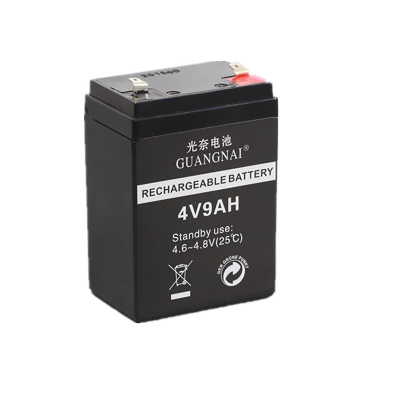 4v9AH电瓶蓄电池代替4v5AH4V6AH 4V7.5AH4V8AH 手电筒钓鱼灯电池 - 图3