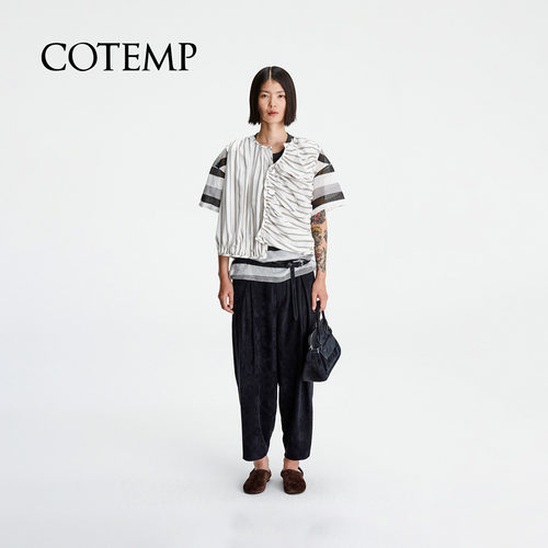 COTEMP EOS VEST 26SS新款伊欧斯垂坠双层背心上衣女 - 图1