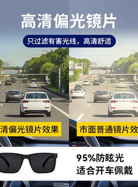 男士端太阳眼镜2025新款偏光墨镜保护眼睛防眩光驾驶开车专用
