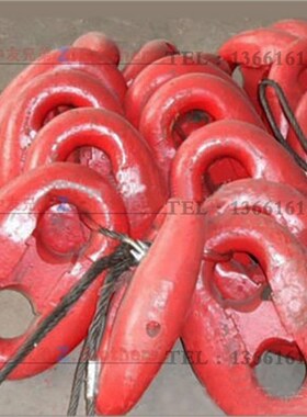 船用肯特式卸扣 锚链扣 连接扣 铁链条可拆卸式锁扣 接圈链接圈
