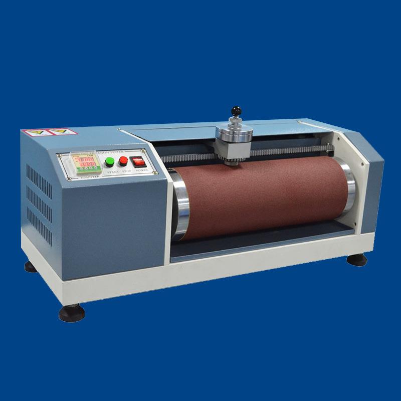 DIN磨耗试验机橡胶轮胎旋转式滚筒耐磨耗测试仪皮革地板磨损设备 - 图0