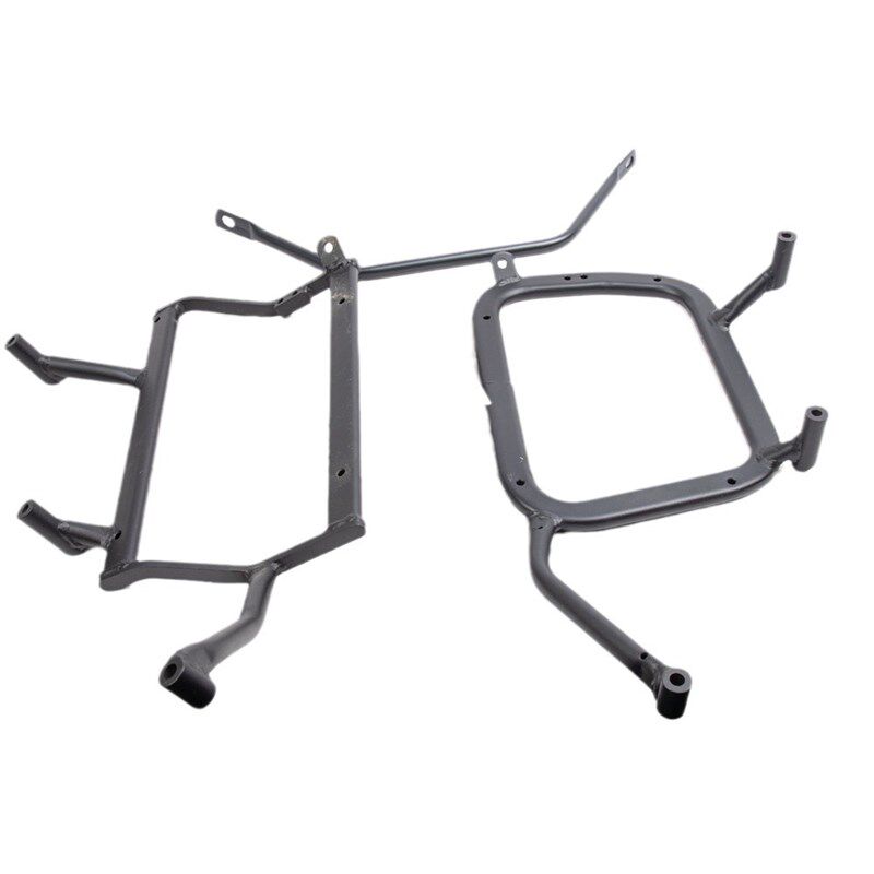 适用春风MT800躲排气边架摩托车边箱碳钢支架边箱右躲排气管支架 - 图1