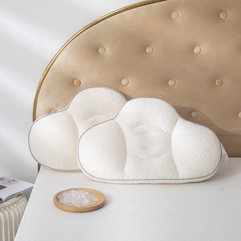 新款可水洗PE/TPE软管云枕  云朵造型分区颗粒填充单人枕头,淘宝优惠券,粉丝福利购,淘宝优惠卷