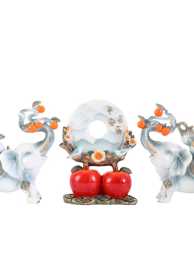 简约财大象摆件l轻奢玄关电视柜酒柜装饰品乔迁礼物