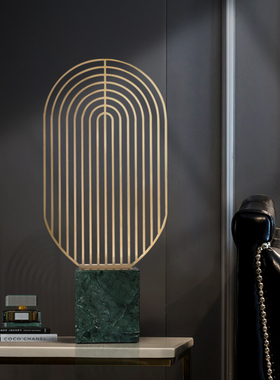 轻奢装饰品客厅玄j关摆件芭蕉工艺品创意样板房室内电视柜轻奢摆