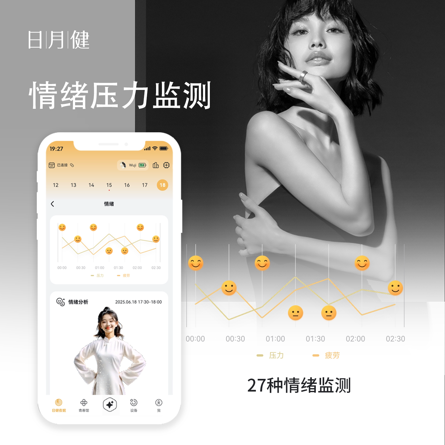 Riyuejian smart ring provides all-day health monitoring