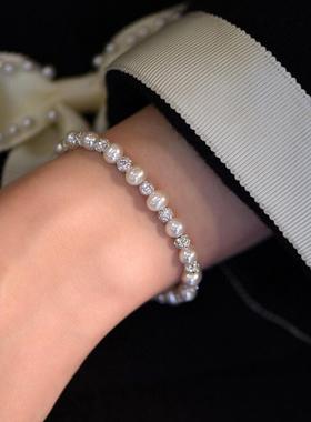 天然淡水珍珠手链高级感通勤款