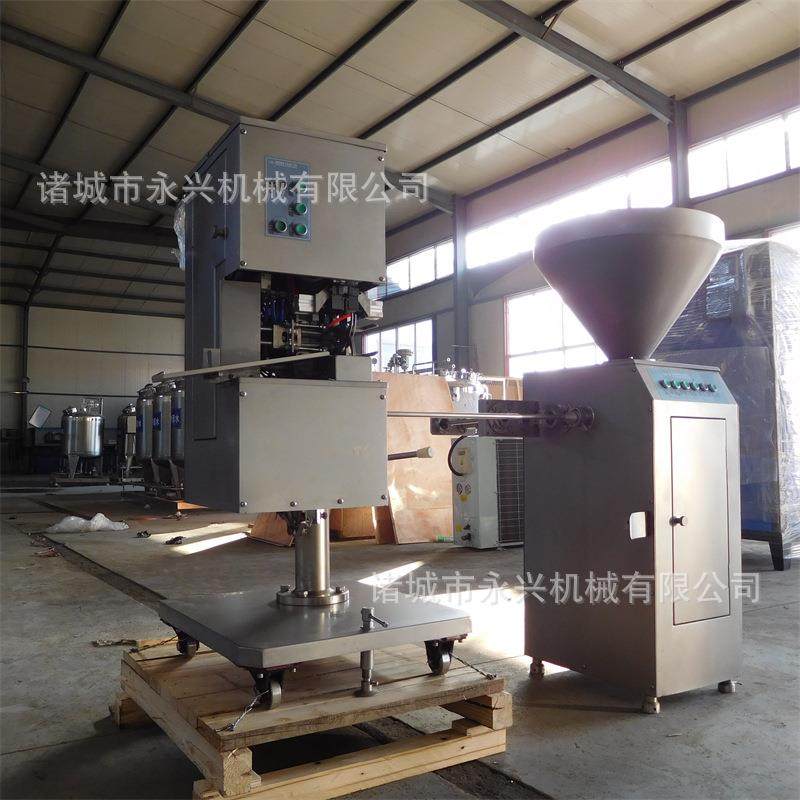 火腿肠加工设备全自动气动定量纽灌肠机灌肠打卡一体机灌肠机,淘宝优惠券,粉丝福利购,淘宝优惠卷