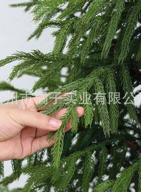境JUZI-001圣跨诞盆新品仿真雪松树栽人绿植造室内摆件柏树盆栽落