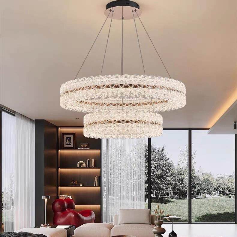 客厅吊灯简约现代波浪客厅大灯轻L奢E225新款D全光谱839护眼大0厅,淘宝优惠券,粉丝福利购,淘宝优惠卷