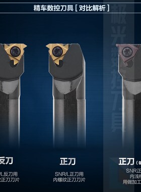 数控车床牙刀内螺纹车刀SNR0008K11/16Q16螺丝车刀杆配内螺纹刀片