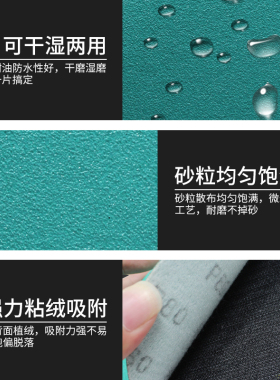 金信5寸气磨机砂纸植绒砂纸片干磨薄膜沙纸自粘式圆形沙皮纸打磨