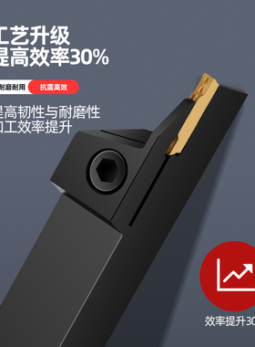数控车牀刀杆切断切槽车外径刀具加长切刀车刀mgehl2525割刀反刀
