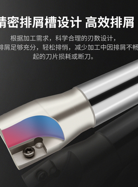 400R数控铣刀杆BAP铣床立铣刀柄大R0.8开粗直角刀杆1604加工中心
