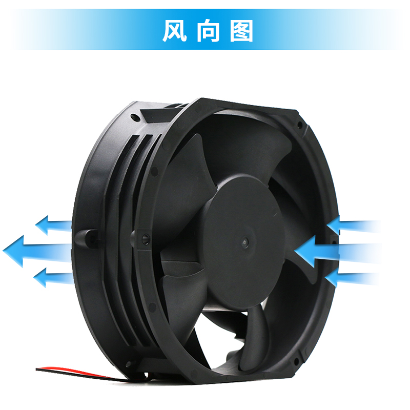 IP68全防水6/8/9/12/17CM厘米直流12V/24V/48V工业服务器散热风扇 - 图2