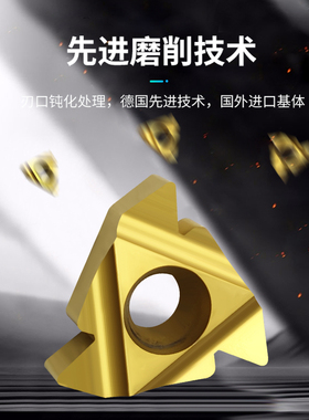 数控刀片外螺纹钢件专用牙刀粒挑丝刀16ER 22ER外牙刀片车床刀头
