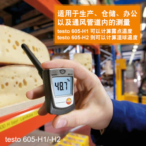 德图testo605-H1/605H2/605i便携式高精度露点温湿度测量仪湿度计 - 图2
