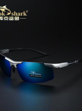库克鲨鱼太阳眼镜男士偏光镜开车驾驶钓鱼眼镜专用太阳眼镜男款高