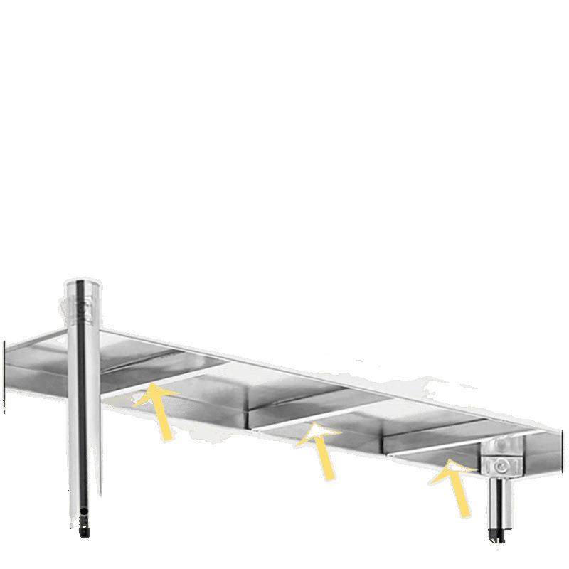 不锈钢加厨厚房物架双层微波炉烤箱置收架子纳二cQUGd3WX层货架台,淘宝优惠券,粉丝福利购,淘宝优惠卷