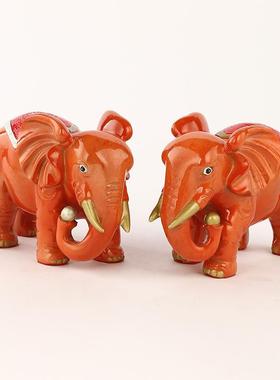 吉铜财大象富象吸水象如意149元宝象花对象大象一对