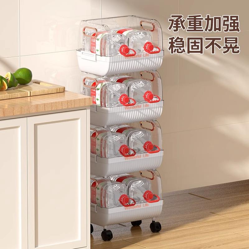 家架用可旋转小推车床缝间隙置物边REU架卫生免打孔储物架客厅卧 - 图2