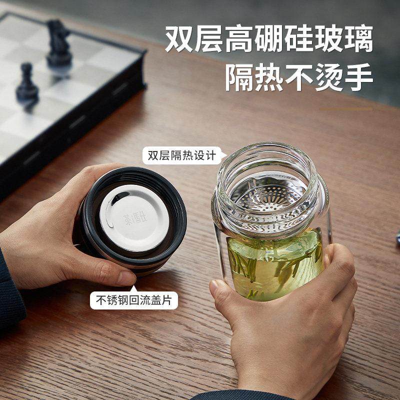 茶马仕双层玻璃杯隔热男女士高档车载礼盒水杯可携式鹅蛋杯泡茶杯,淘宝优惠券,粉丝福利购,淘宝优惠卷
