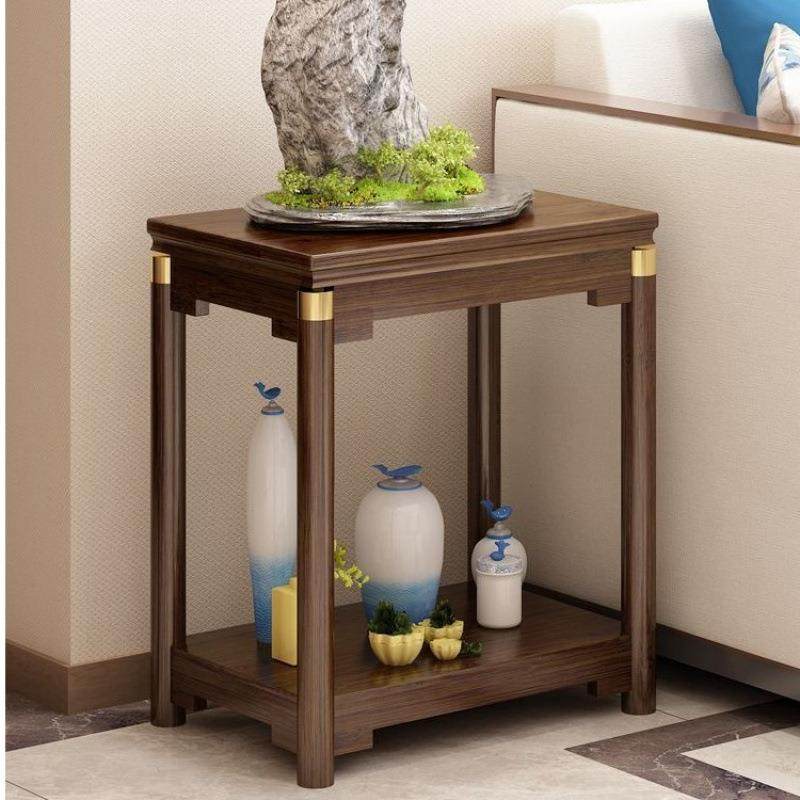 架子花实木架缸架子底座边几角几客厅落地式摆件置物阳台花CBH鱼