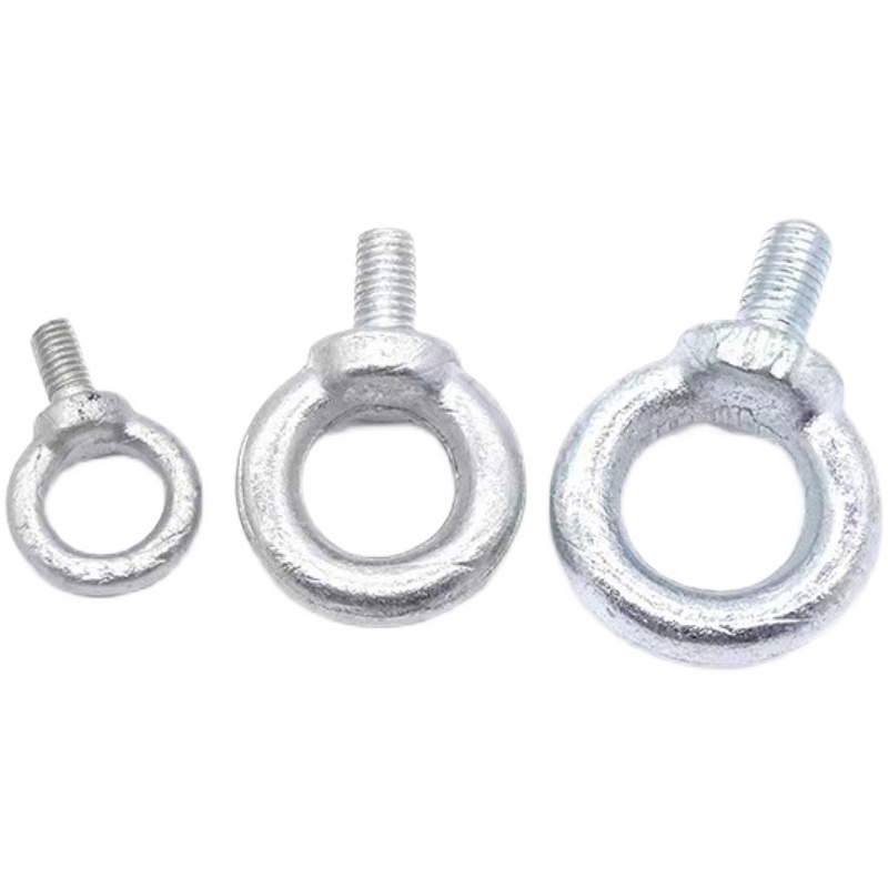 国标吊环螺丝加长吊环螺栓环形起重吊环螺钉镀锌吊环螺钉M6M100 - 图3