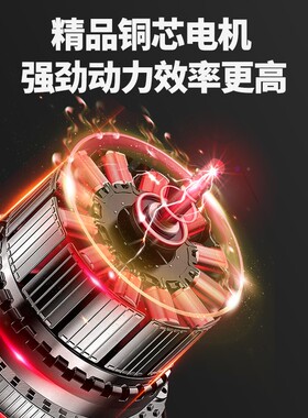 充电式鼓风机锂电吹风机车载小型家用吸尘器吹雪机大功率工业吹灰
