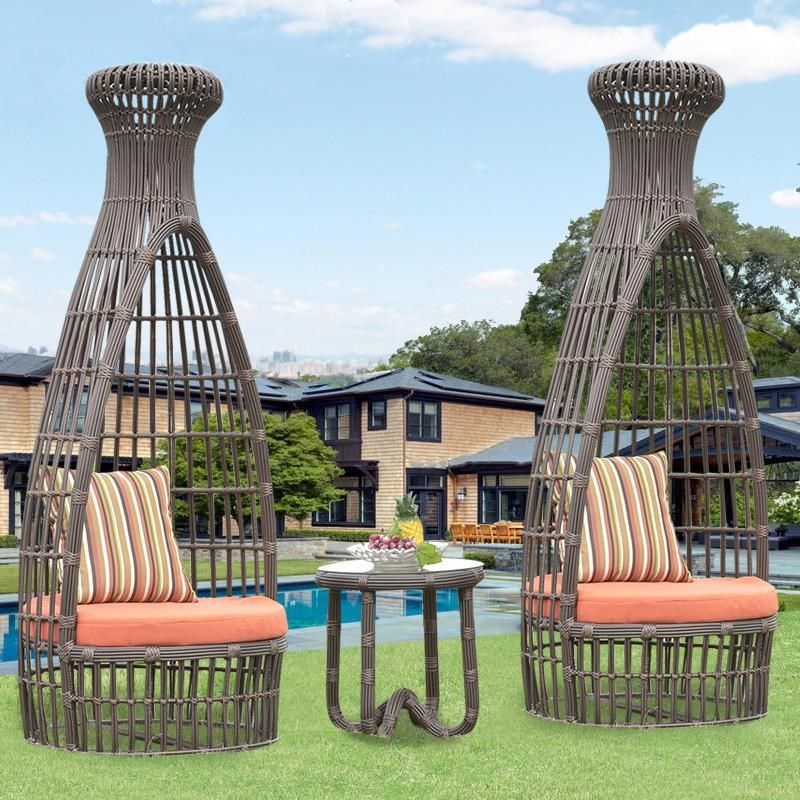 户外休闲藤编躺椅家具花园创意阳台桌椅露天鸟巢景区休息圆床躺椅,淘宝优惠券,粉丝福利购,淘宝优惠卷
