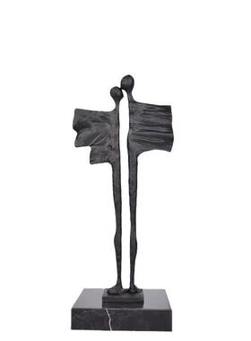 别代简约黑色抽现象人物软雕塑摆2593件样板房售楼处墅书柜玄关装