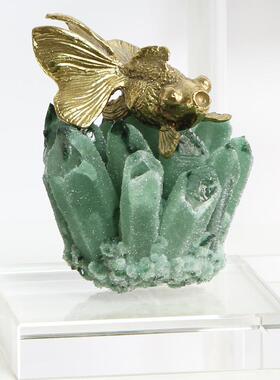 轻件奢样板间然水晶饰品摆电KF-M355视柜酒房柜玄天关创意架书房