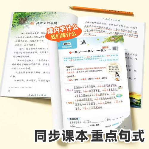 2026新版小学一年级优美句子积累与仿写同步句子仿写与技巧一二三四年级小学1234年级语文好词好句好段大全字词句专项练习每日一练 - 图0