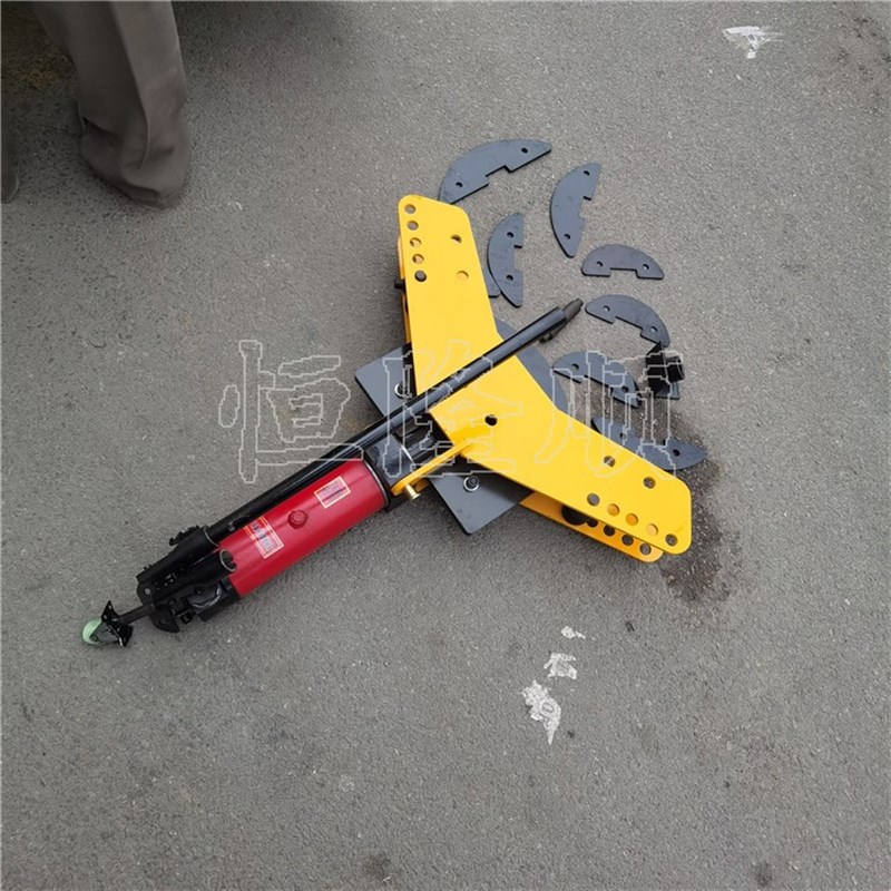 50/60扁铁扁钢折弯机 平立弯铜铝排折弯机SWP-10手动液压弯排机 - 图1