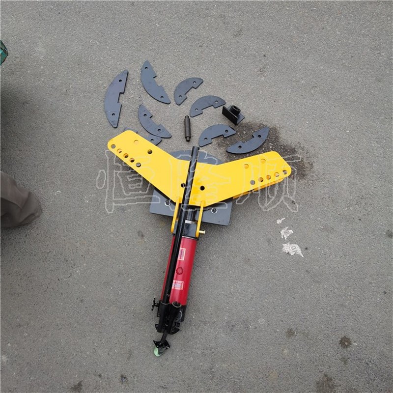 50/60扁铁扁钢折弯机 平立弯铜铝排折弯机SWP-10手动液压弯排机 - 图2