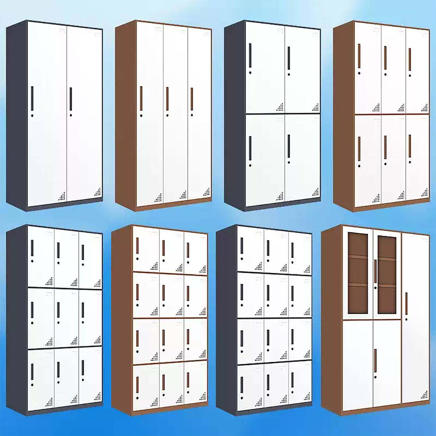 北钢制更衣柜员宿工子舍浴室储物窄边柜带锁京健身房存包GZG柜黑,淘宝优惠券,粉丝福利购,淘宝优惠卷