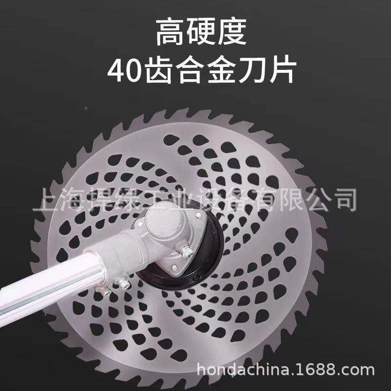 RFQ兴四冲程侧用式长杆汽油割草机小型家虎大功率轻挂便打草机农 - 图1