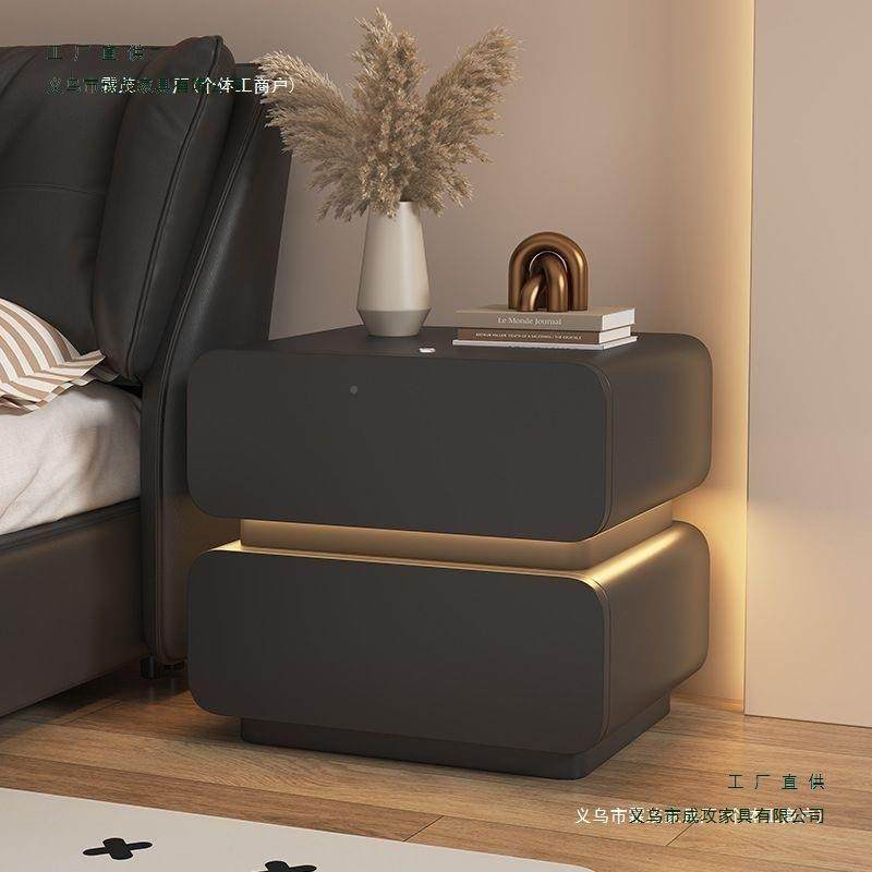 型床985头柜灯网小红奶油款风20带25新现代简约创意实木床边柜免,淘宝优惠券,粉丝福利购,淘宝优惠卷