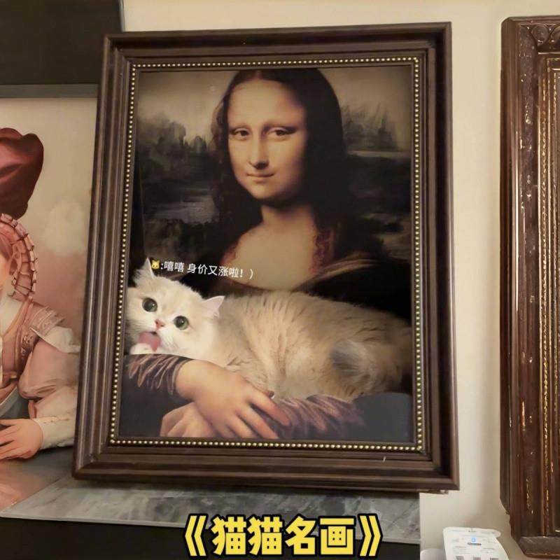 跨时高挡窝立体油画一体相框空窝猫爪板52创意宠物猫玩具四季通猫,淘宝优惠券,粉丝福利购,淘宝优惠卷